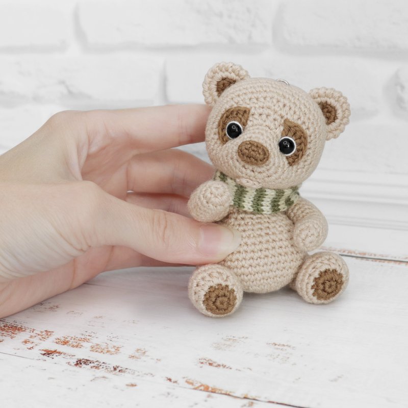 Crochet pattern Bear, PDF Digital Download, DIY keychain amigurumi tutorial - 手工艺教程/工具书 - 其他材质 