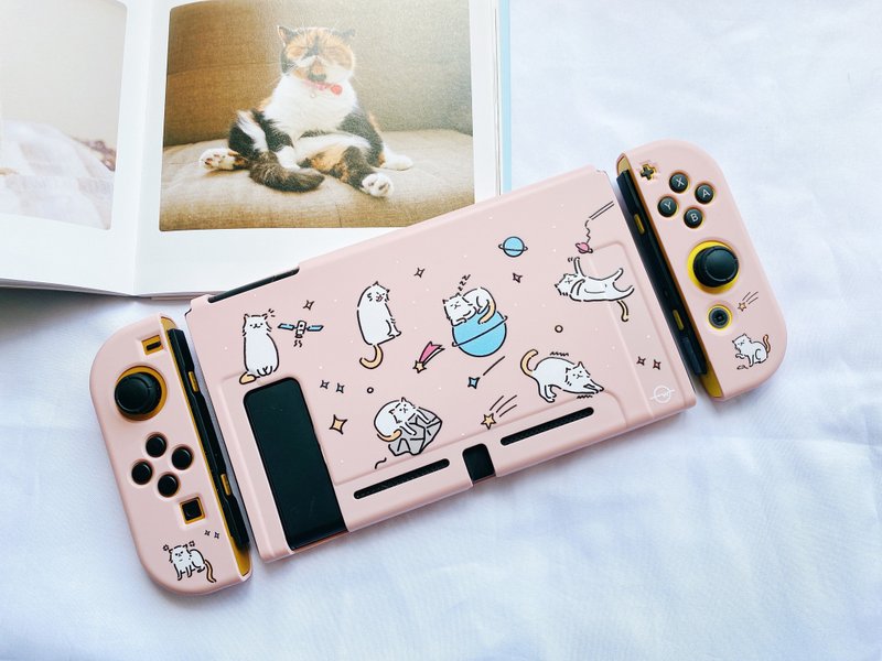 猫星人日常 SWITCH保护套 - 数码小物 - 塑料 粉红色