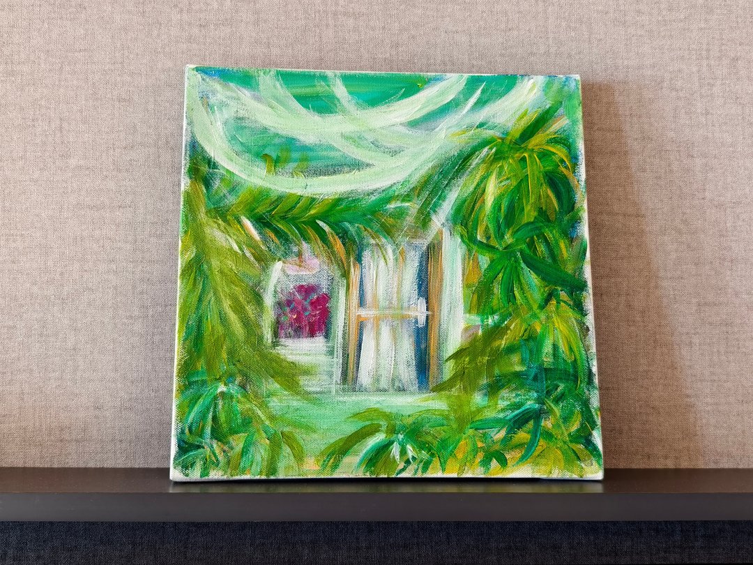 森林里的小酒馆/风景画/植物画/无框画/挂画/疗愈画 - 海报/装饰画/版画 - 棉 