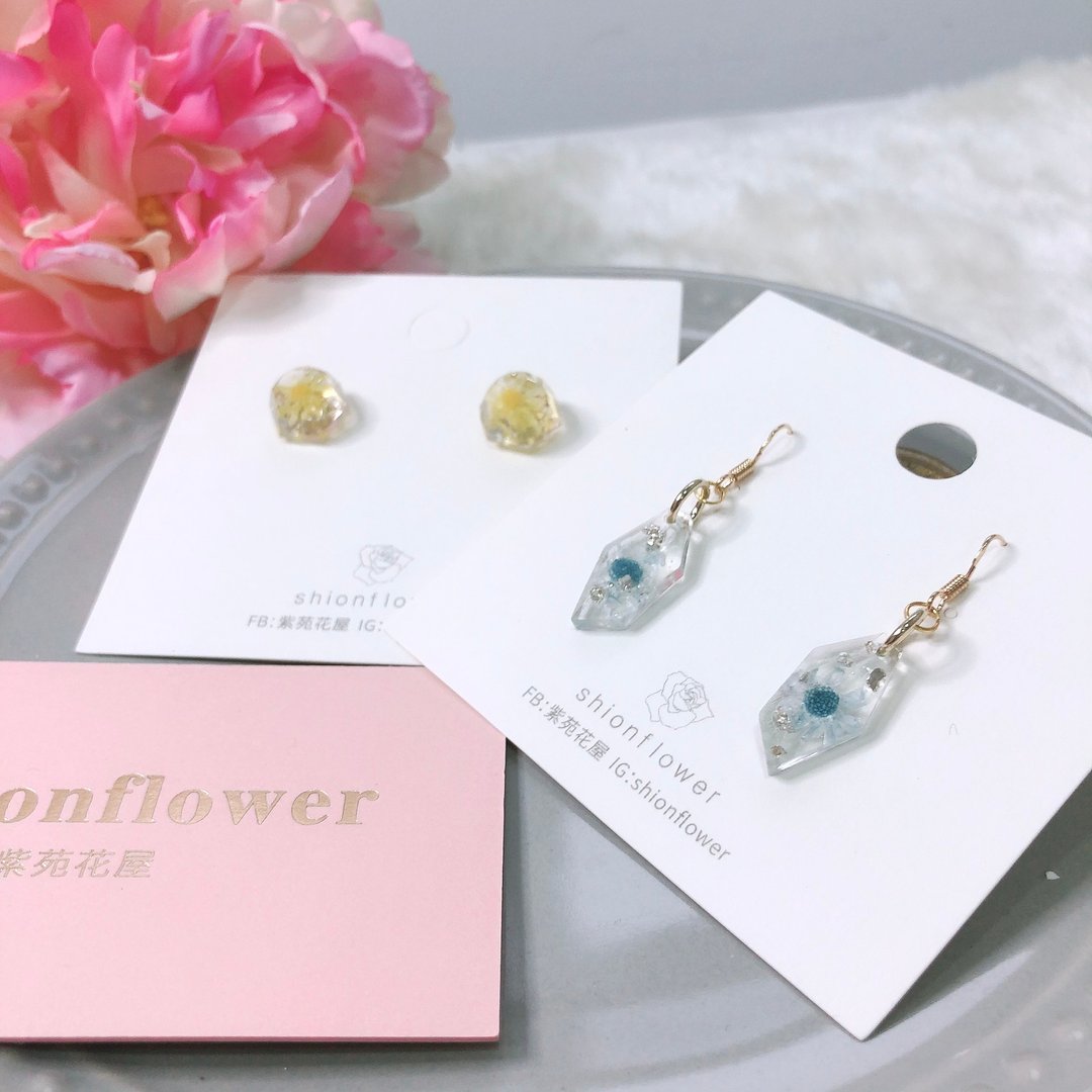 【一人成班】日系UV胶耳环体验课程 - 金工/饰品 - 其他材质 
