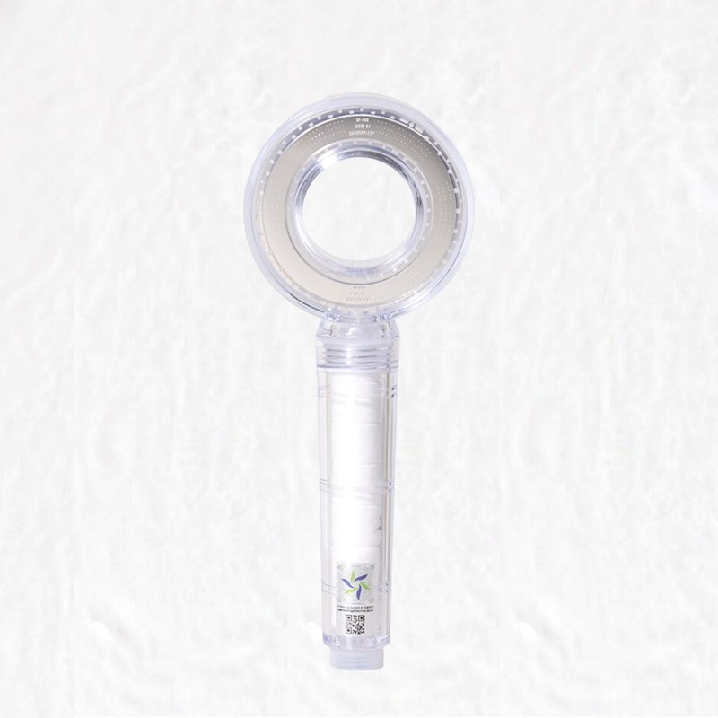 AQUADUO - 增压沐浴过滤花洒头 (连滤芯1件) Dyson SF-808 - 卫浴用品 - 环保材料 白色