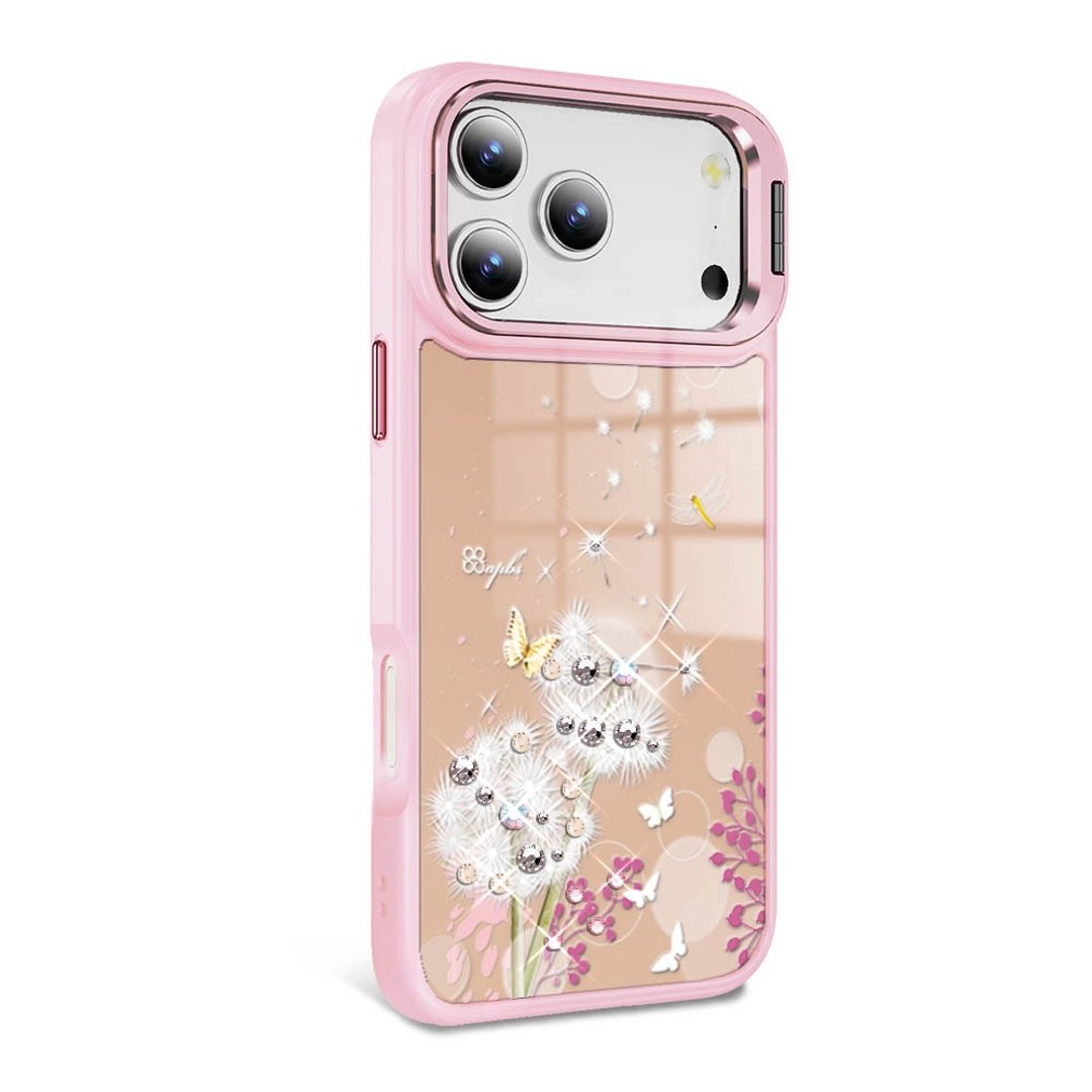 iPhone 全系列  防摔合金框隐形立架镜面钻壳 - 起风了 - 手机壳/手机套 - 其他材质 多色