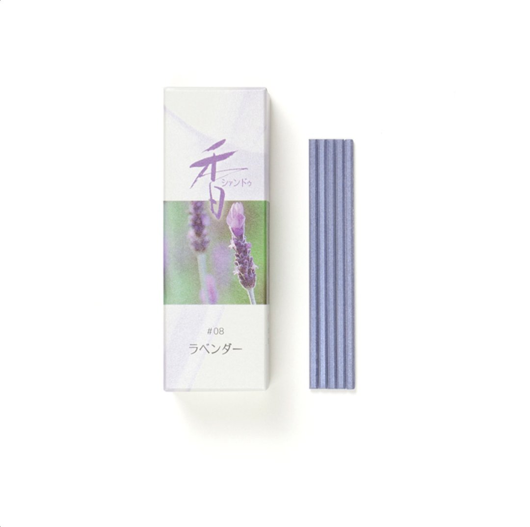 薰衣草 Lavender 线香【日本松荣堂 Xiang Do香道系列 】 - 香薰/精油/线香 - 浓缩/萃取物 紫色