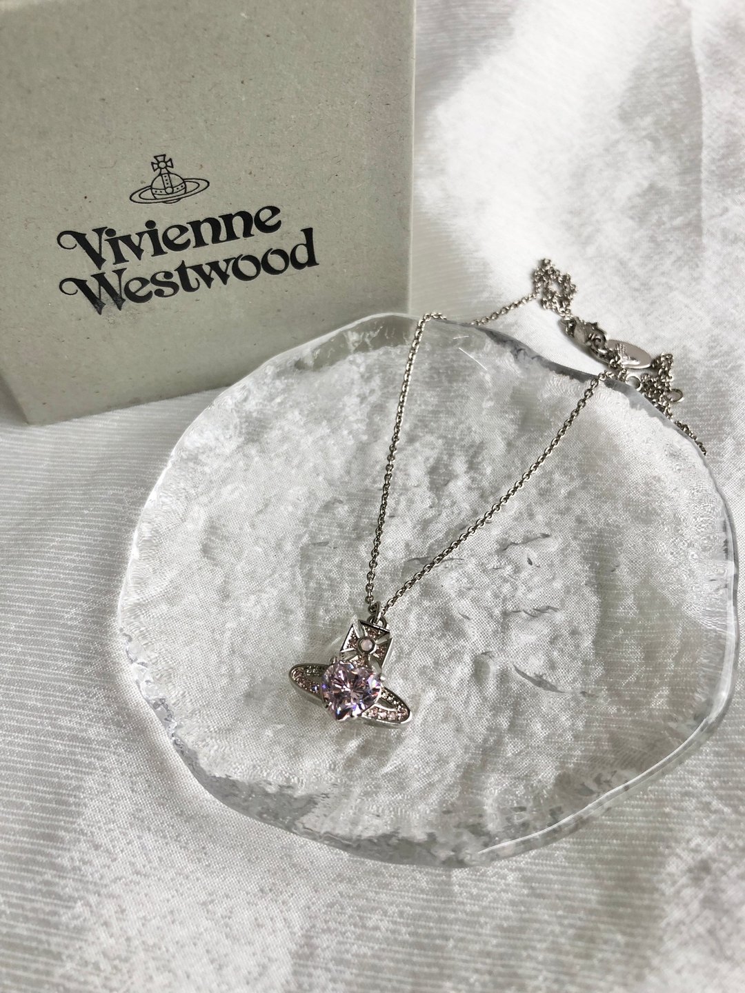 【 VintageShop solo 日本直送中古包专卖店 】Vivienne Westwood 颈链 Orb 复古 vintage wkmnjz - 项链 - 其他材质 银色