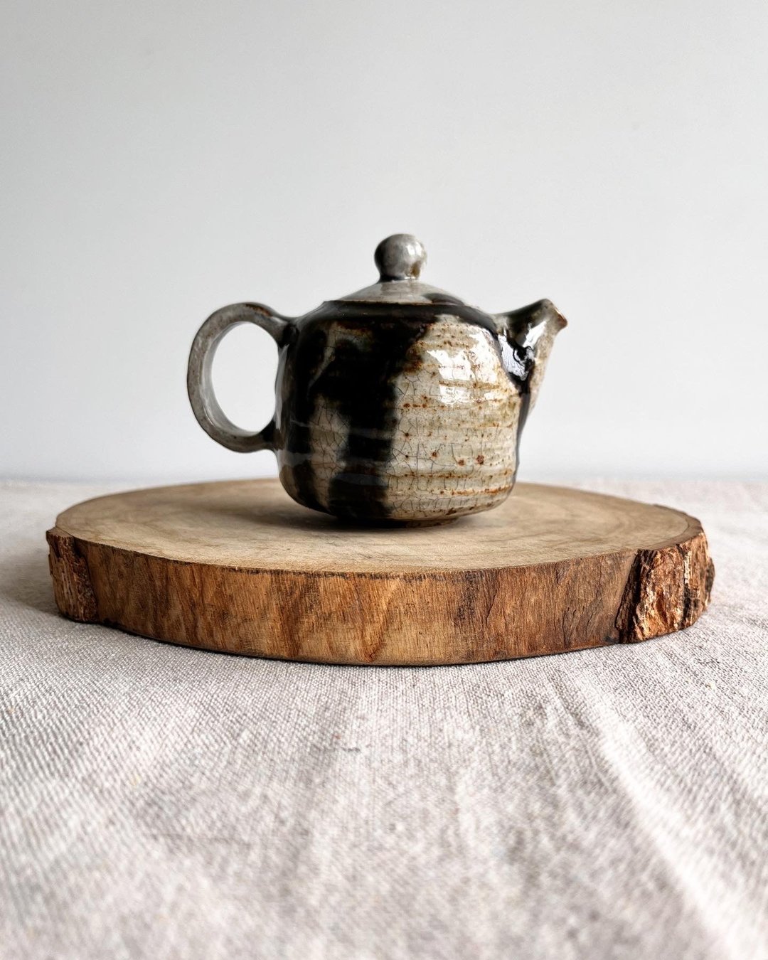 泼墨 正把壶 | 陶茶具 - 茶具/茶杯 - 陶 黑色