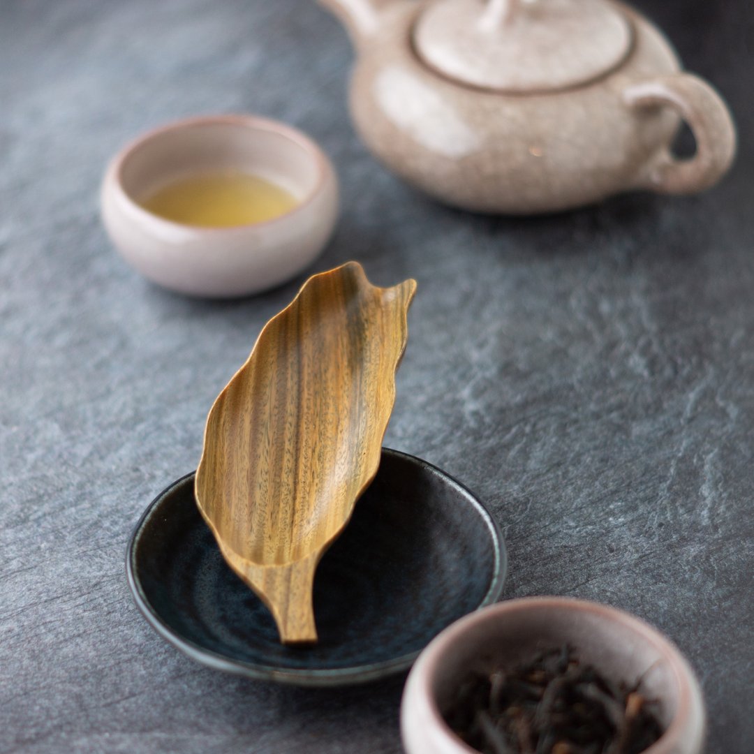 实木茶则・台湾造型 - 茶具/茶杯 - 木头 咖啡色