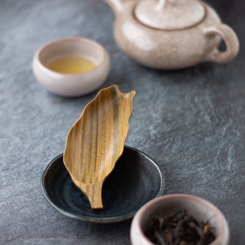 实木茶则・台湾造型 - 茶具/茶杯 - 木头 咖啡色