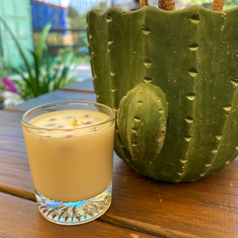 【手作香氛蜡烛】50ml小酒杯(可选精油)/情人节礼盒/定制化礼物 - 蜡烛/烛台 - 其他材质 