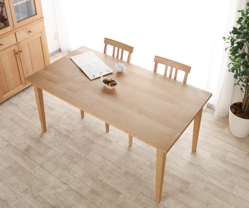 旭川家具 山冈木材工业 SALLY 餐桌 - 餐桌/书桌 - 木头 咖啡色