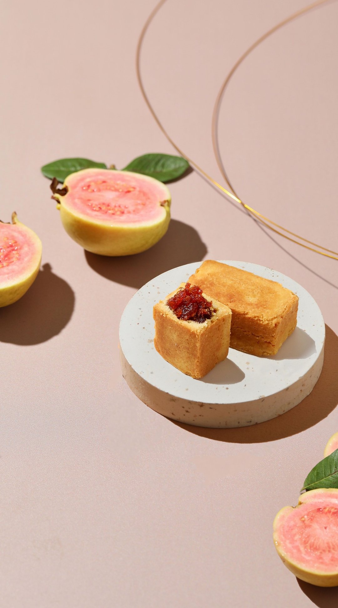 【旋转木马点心坊】红心番石榴酥5入 - 蛋糕/甜点 - 新鲜食材 黄色