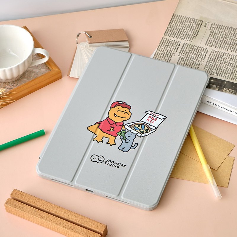 Joguman披萨外送员iPad三折保护壳 - 平板/电脑保护壳 - 塑料 多色