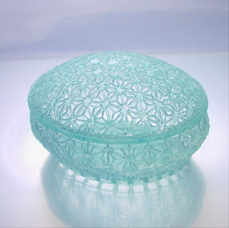 Glass bonbonniere - 收纳用品 - 玻璃 绿色