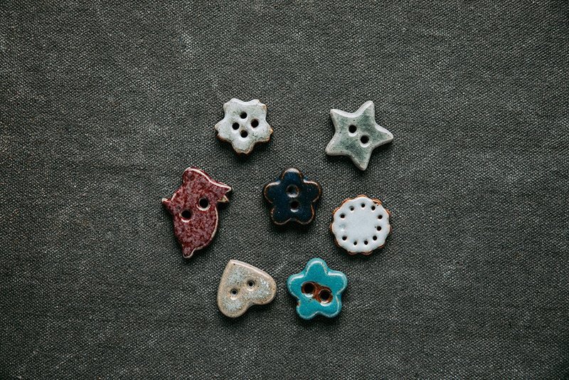【宝来陶】造型陶扣 - 其他 - 陶 