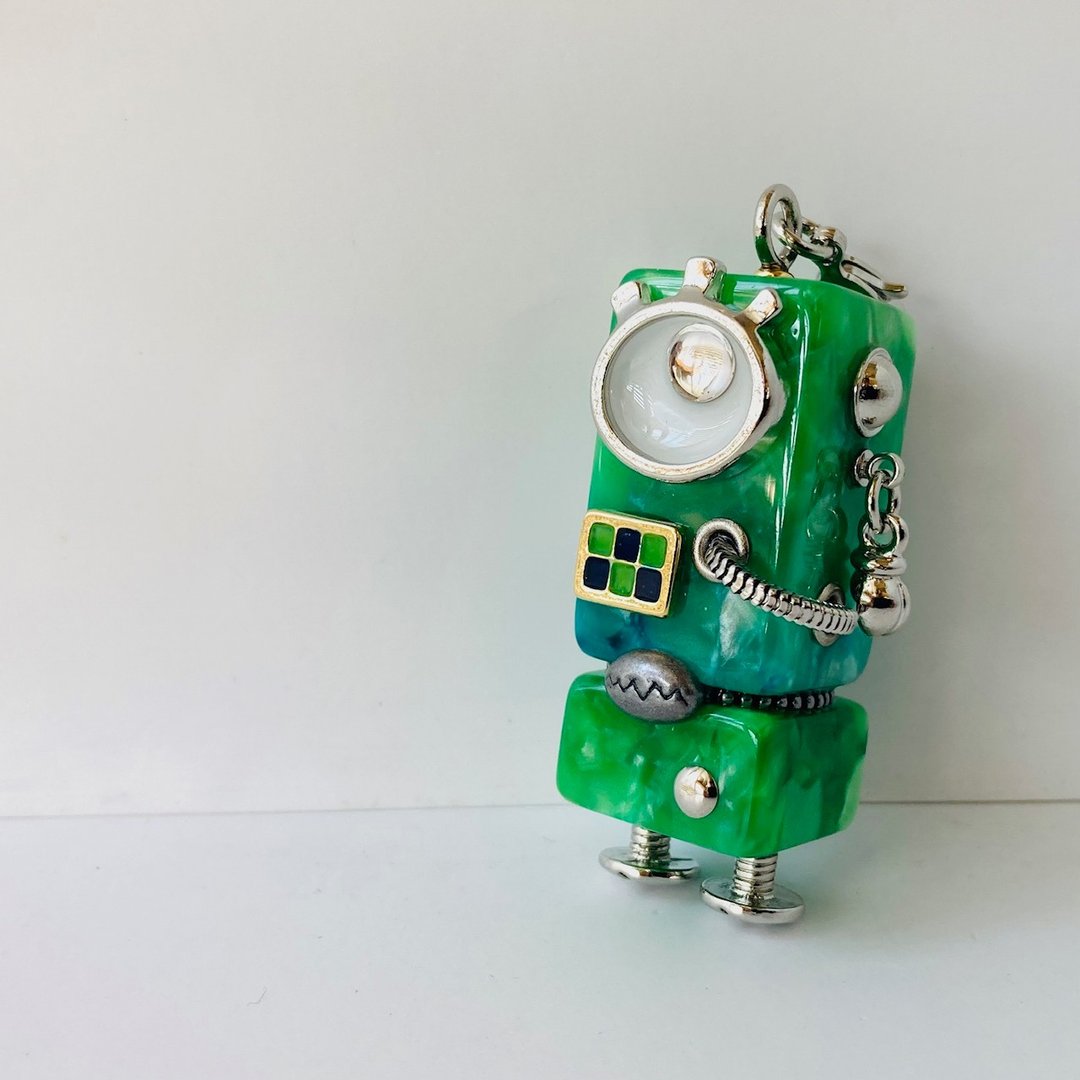 【Robot Accessories】机器人吊饰 – 惊奇1号 - 吊饰 - 塑料 绿色