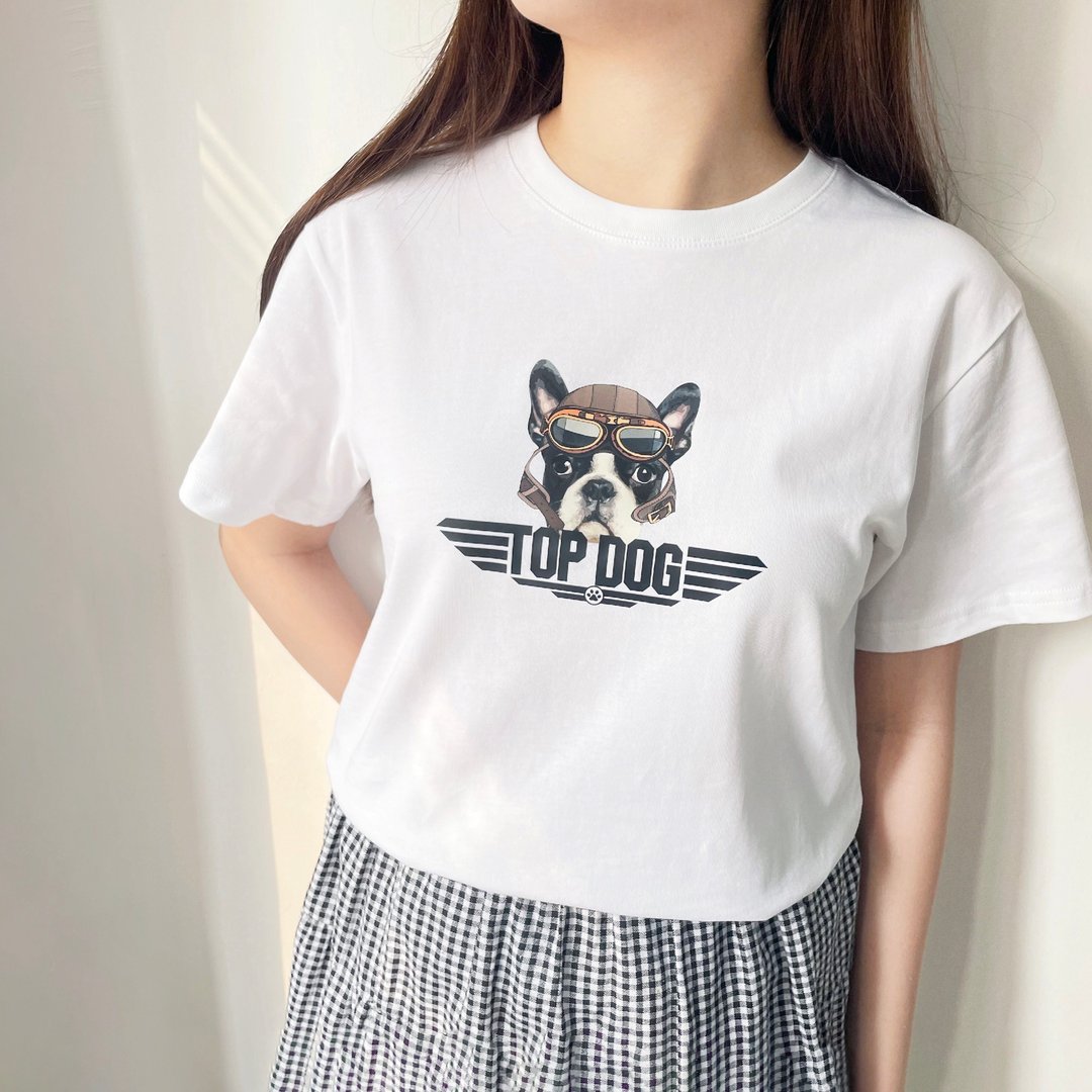 定制宠物T-Shirt /T恤-纯棉 - 女装 T 恤 - 棉 多色