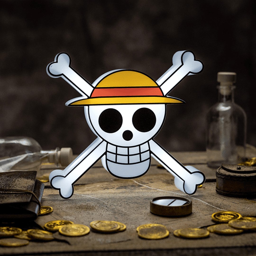 One Piece 海贼王草帽海贼团骷髅标志 LOGO灯 - 灯具/灯饰 - 塑料 
