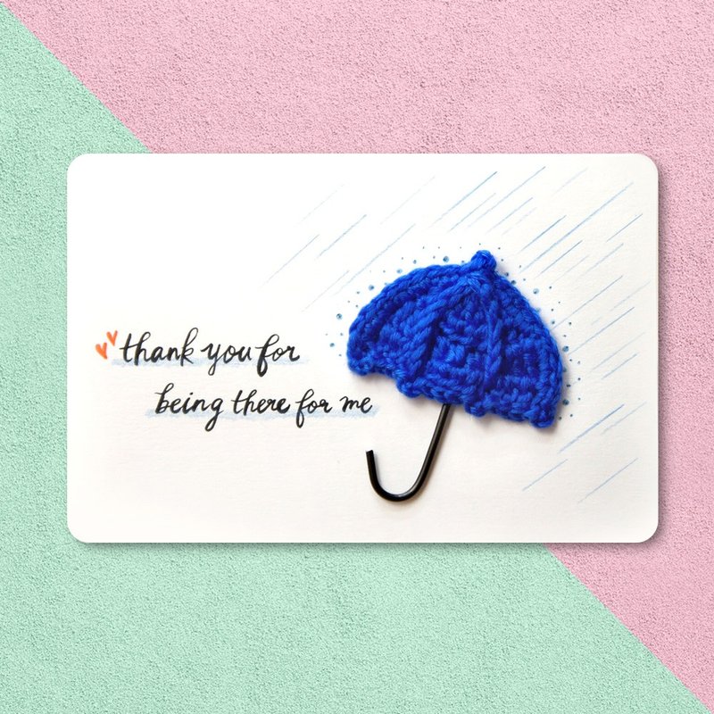 感谢卡/万用卡-谢谢你一路的支持-最佳心意手工定制卡片 - 卡片/明信片 - 纸 白色