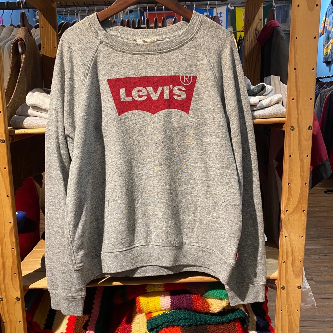 --两光师古着--Levis 灰色大学T - 男装外套 - 其他材质 灰色