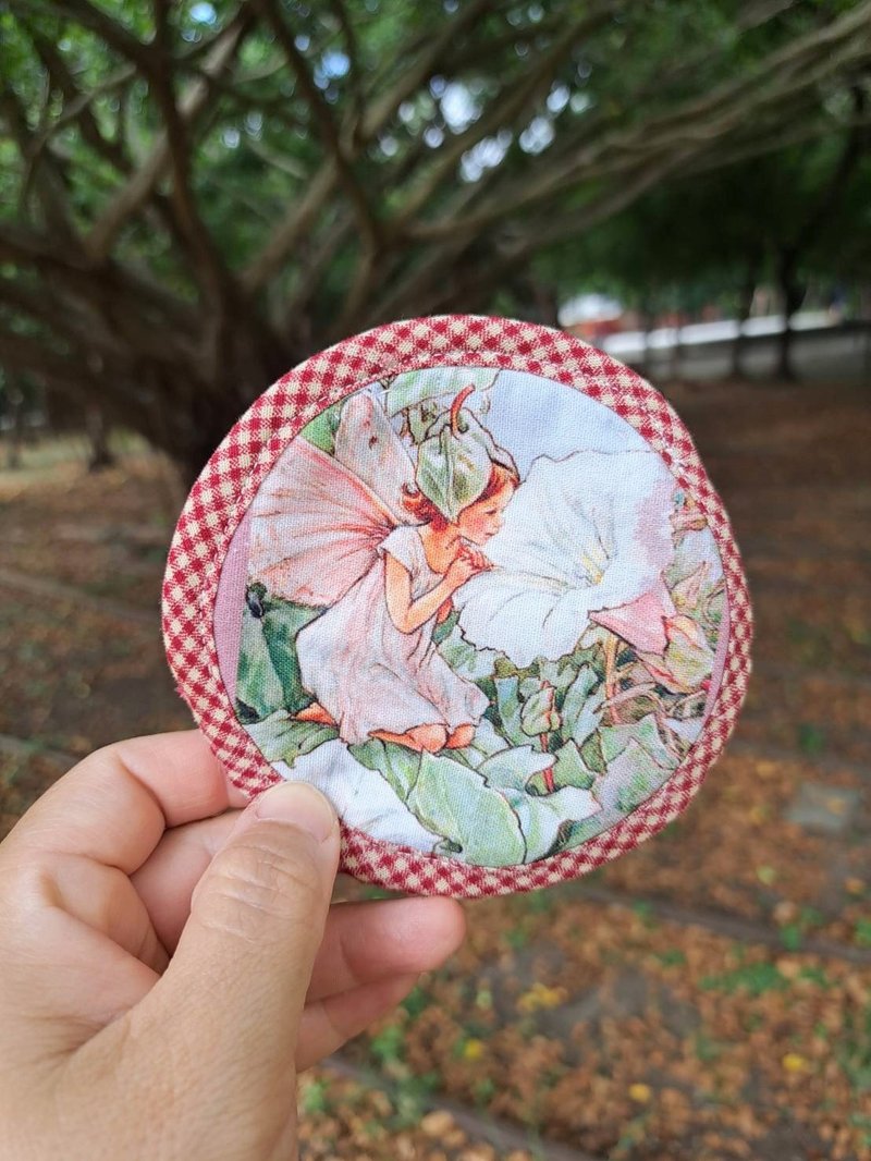 小天使的祝福 ~ ~ 圆圆脆饼零钱包 - 零钱包 - 棉．麻 