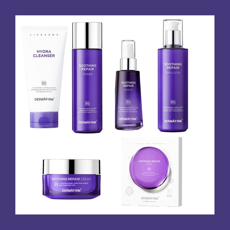 【Dermafirm】R4 紫苏清洁保湿修护全系列 (六件组) - 旅行套装 - 其他材质 