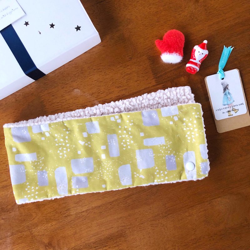 【可快速出货】黄田秧鸡 轻暖脖围 /宝宝儿童成人皆可喔 - 围巾/披肩 - 棉．麻 白色