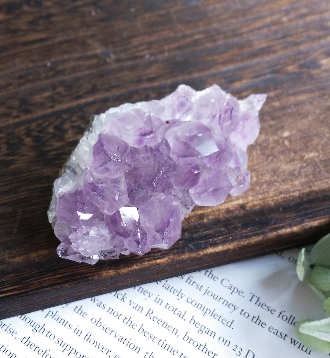 Amethyst 巴西产地 原皮紫水晶 晶簇 天然矿石 原矿 - 摆饰 - 其他材质 