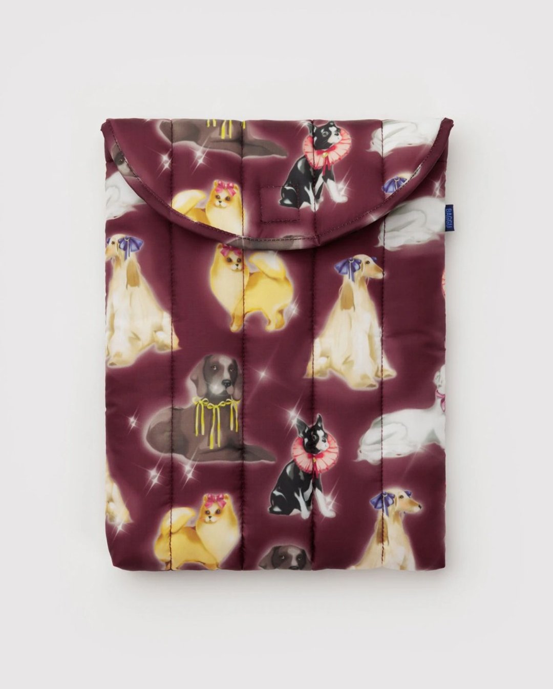 BAGGU 电脑平板保护套 13寸 - Fancy Dogs - 电脑包 - 防水材质 红色
