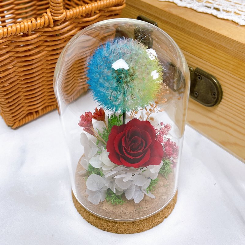 永生蒲公英 永生玫瑰 疗愈小品 - 干燥花/捧花 - 植物．花 