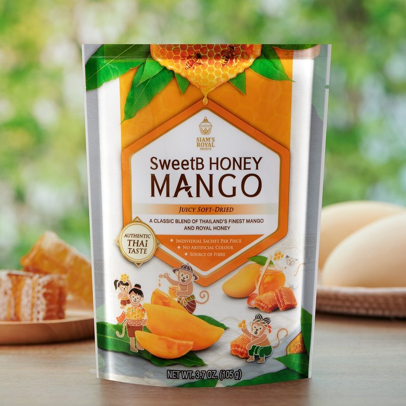 泰国蜂蜜芒果干105克 - 零食/点心 - 塑料 金色