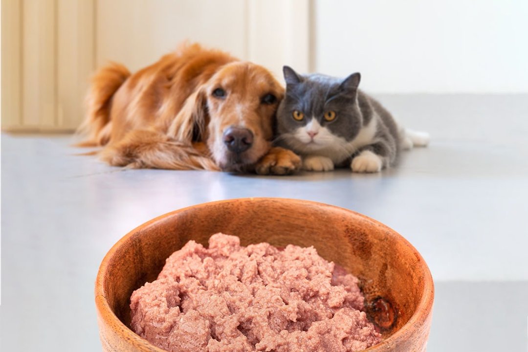100%纯牛肉泥(毛孩鲜食肉泥)1000g+/-5% - 猫罐头/鲜食 - 新鲜食材 红色