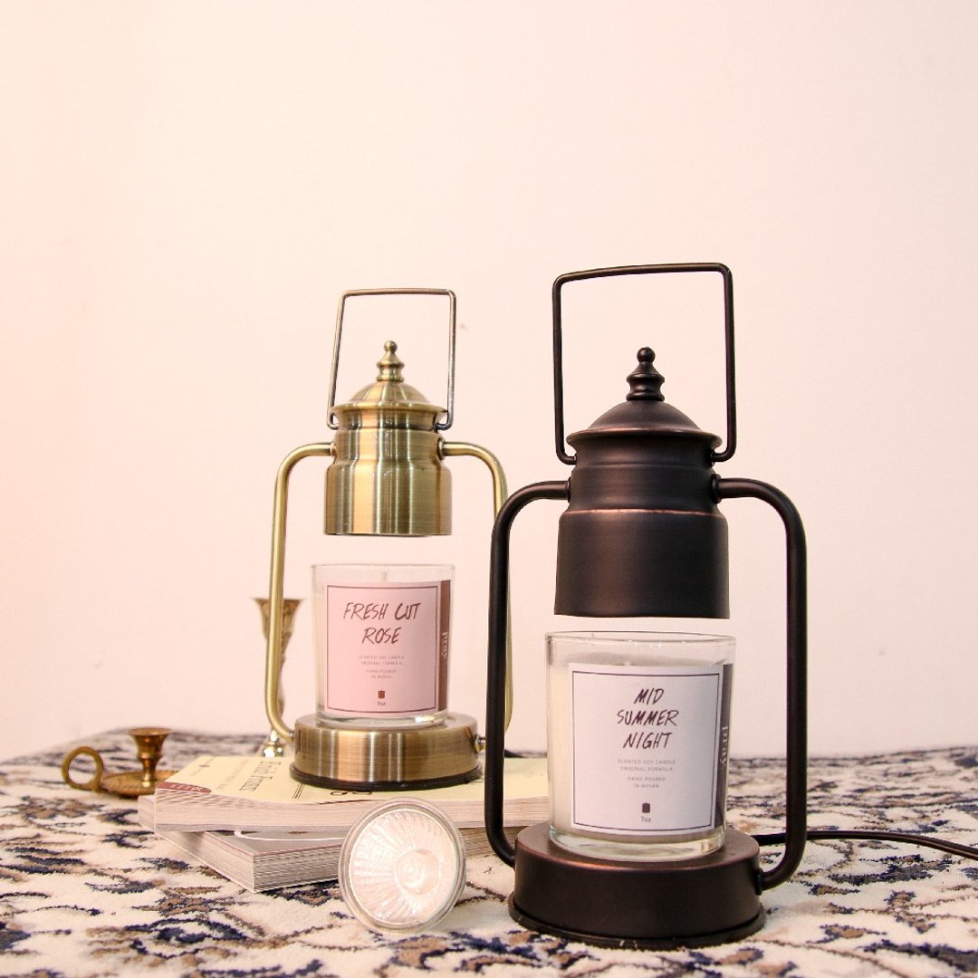 【福利展示品】韩国 PRAY 守夜人金属香氛蜡烛暖灯(S)-3色可选 - 蜡烛/烛台 - 其他金属 多色