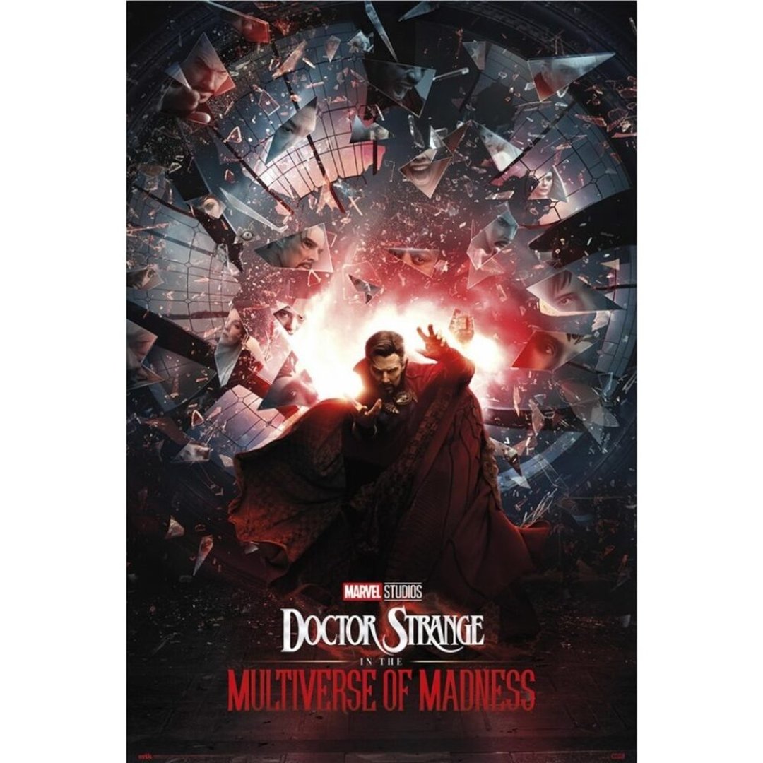 【漫威】奇异博士2:失控多重宇宙 海报(破碎)/DOCTOR STRANGE - 海报/装饰画/版画 - 纸 黑色
