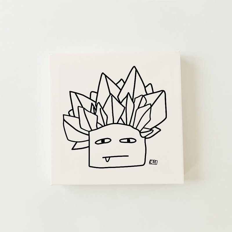 无框画│水晶男孩 canvas print - 海报/装饰画/版画 - 木头 