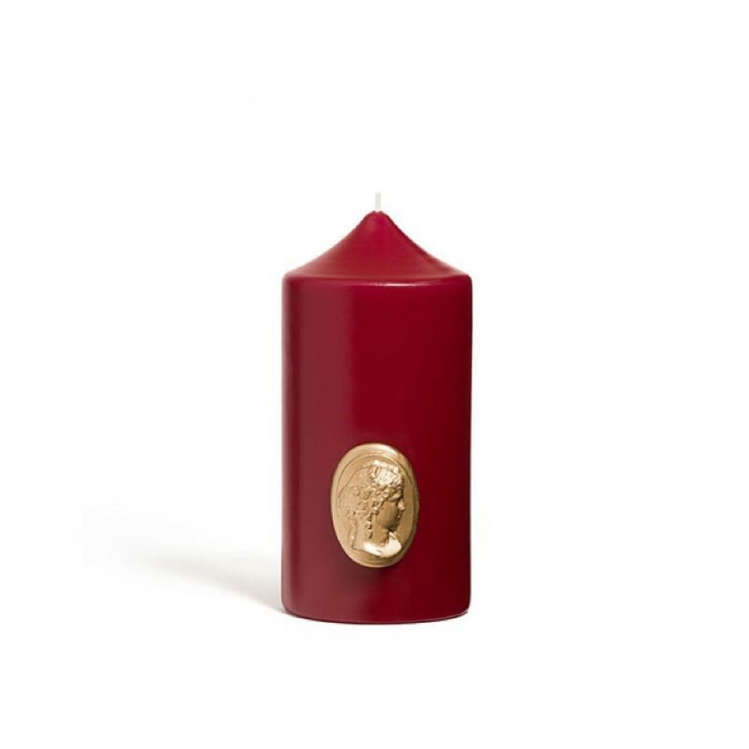 Cire Trudon 柱状蜡烛 酒红 - 蜡烛/烛台 - 蜡 红色