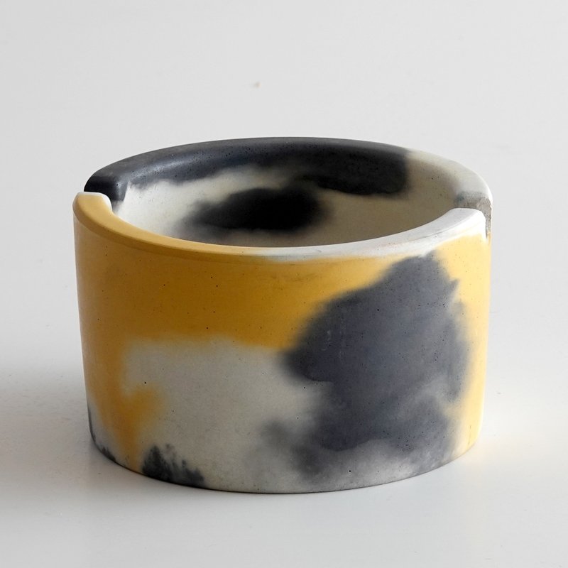 水泥菸灰缸(三花猫) - 摆饰 - 水泥 