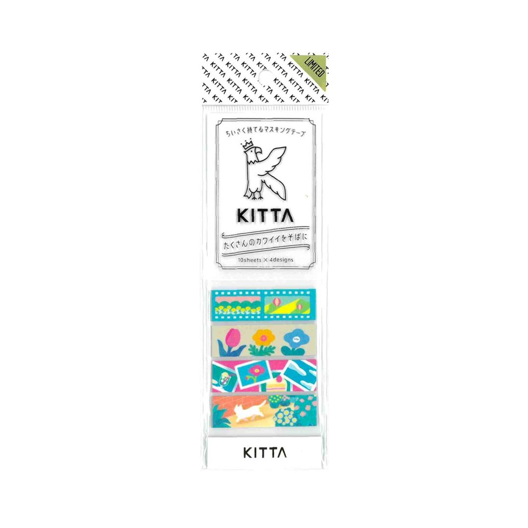 【KING JIM】KITTA随身携带和纸胶带 限定款 回忆 (宫下和设计款) - 纸胶带 - 纸 多色