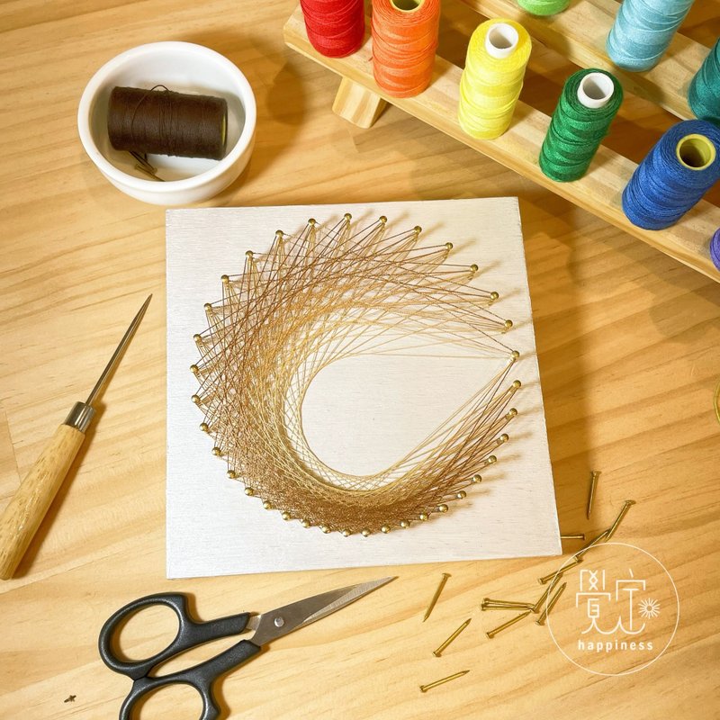 Stringart 艺术作品 - 摆饰 - 其他材质 多色