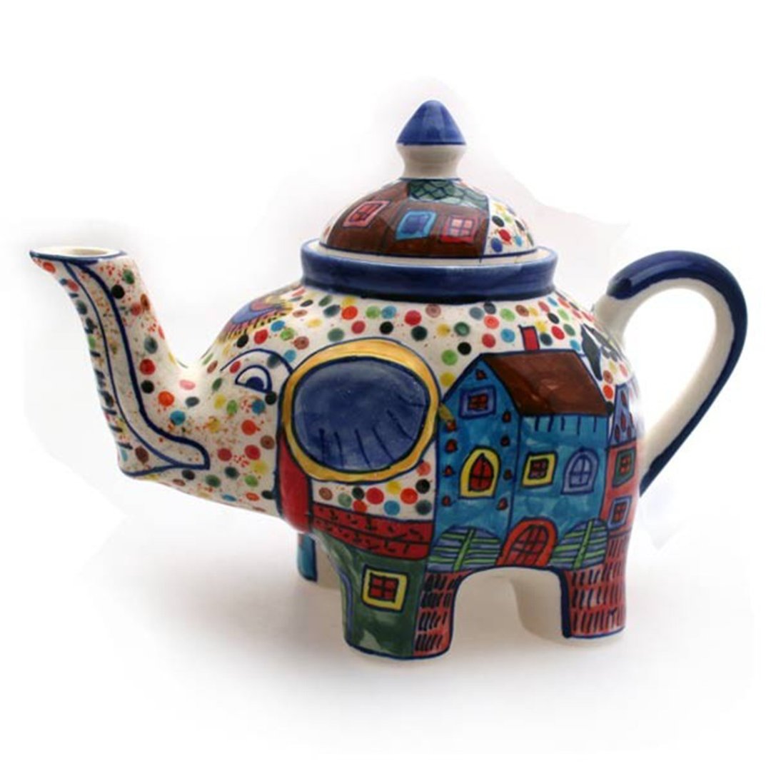 房子系列-大象茶壶 - 茶具/茶杯 - 瓷 