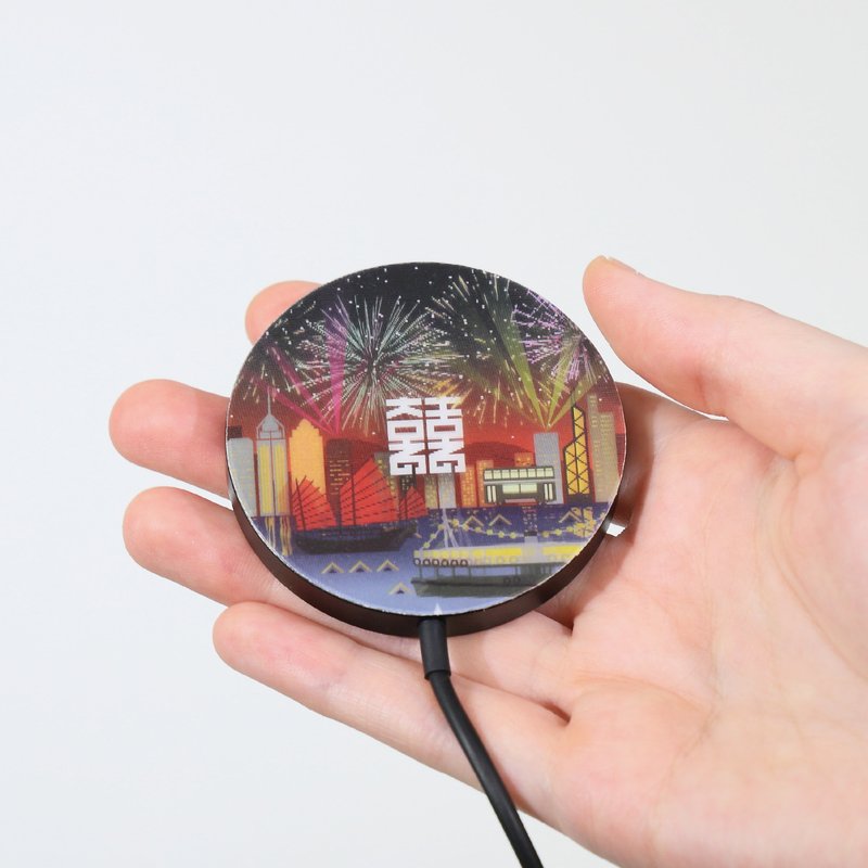 维港 - 动态 Qi2 15W 无线充电器 FingerART - 手机充电及周边 - 塑料 