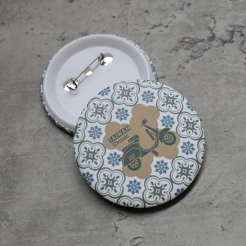 【桐鹿】海棠台湾 胸章/徽章_经典伟士 - 徽章/别针 - 塑料 绿色