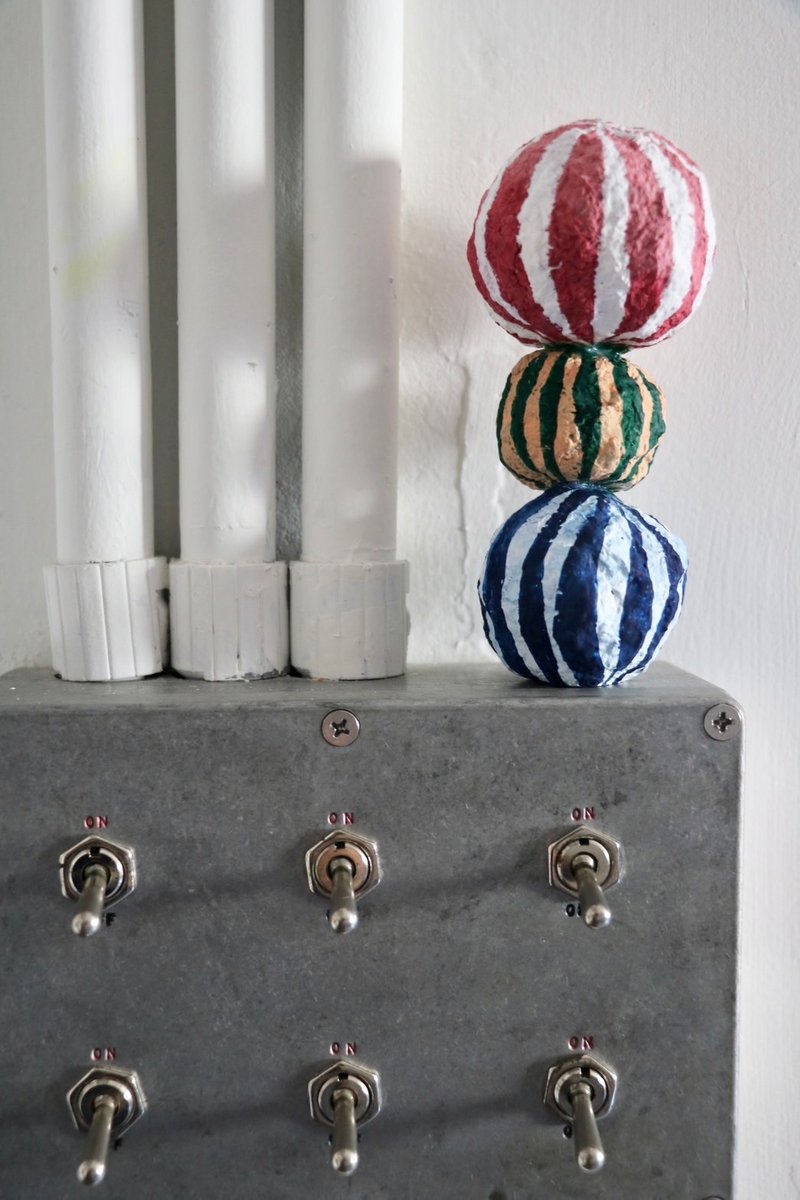 马戏团纸浆球 - 摆饰 - 纸 多色