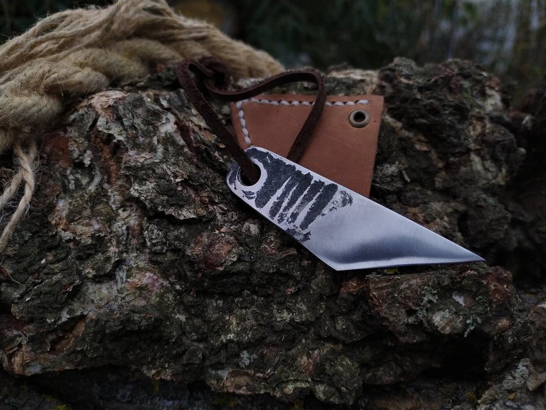 Hand Forged Kiridashi Knife. Kiridashi Knife. Forged Marking knife kiridashi. - 皮件 - 其他金属 