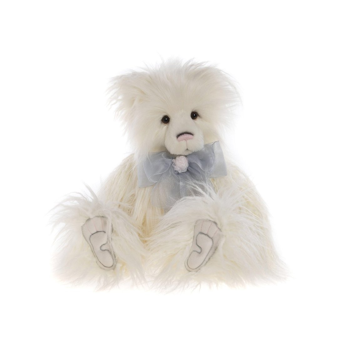 CHARMAINE 手工制作精致动物玩偶 Bear 泰迪熊 熊 - 玩偶/公仔 - 聚酯纤维 白色