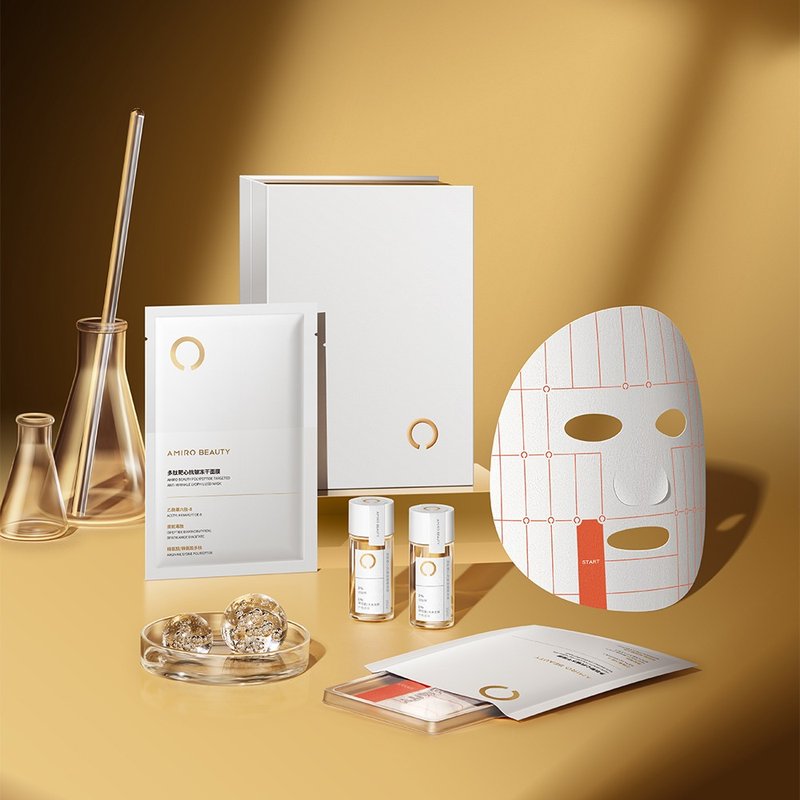 AMIRO BEAUTY多肽靶心抗皱冻干面膜套装 - 面膜/冻膜 - 其他材质 白色