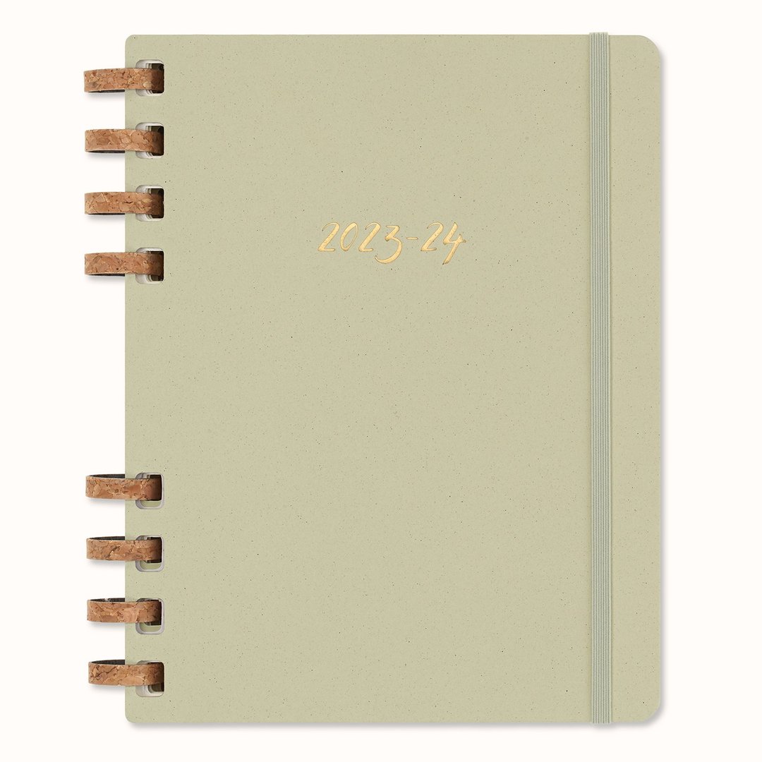 _勿上架_MOLESKINE 2023-24 线圈万用手帐 12M XL 浅绿 7月版 - 笔记本/手帐 - 纸 绿色