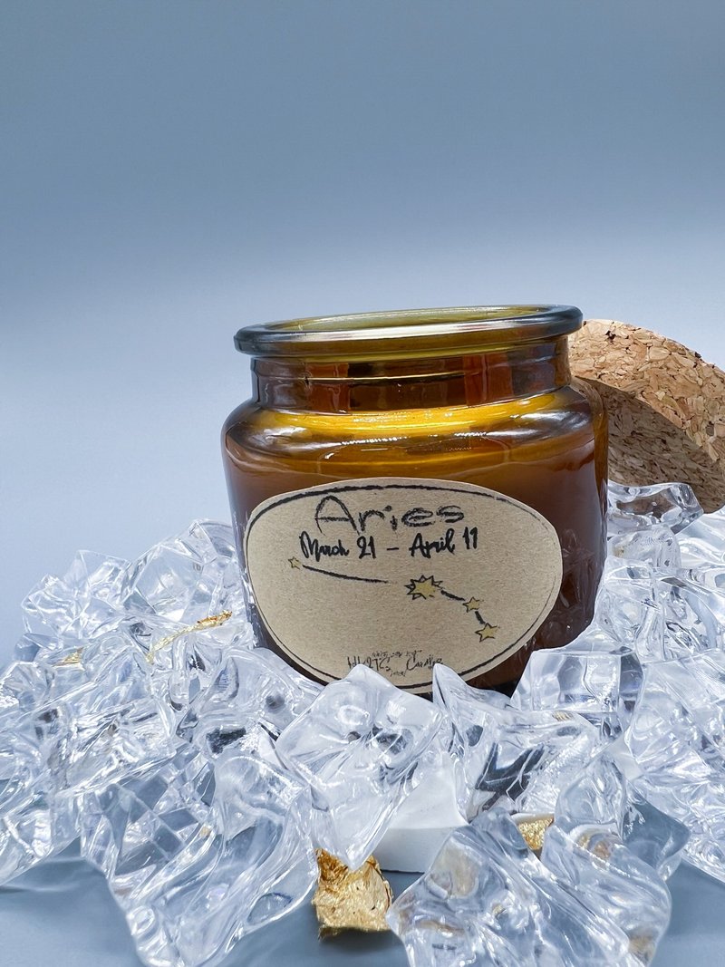 十二星座幸运蜡烛(牡羊座) - 蜡烛/烛台 - 蜡 白色