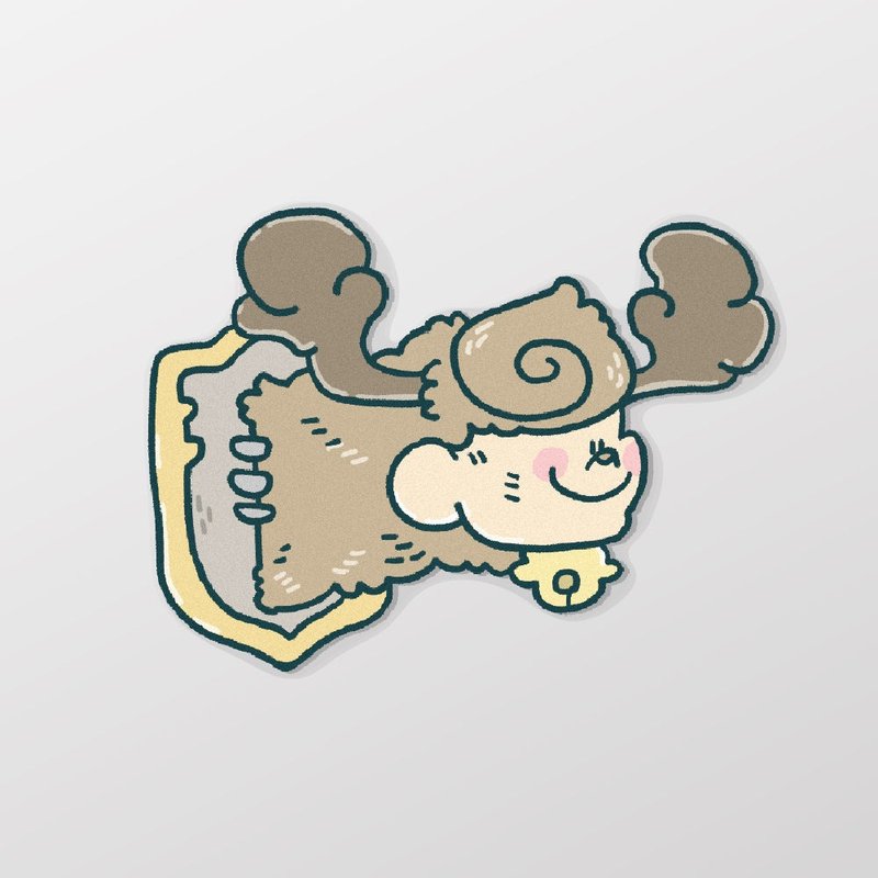 鹿/戴生家族/车贴、贴纸、软磁 SunBrother孙氏兄弟 - 贴纸 - 防水材质 