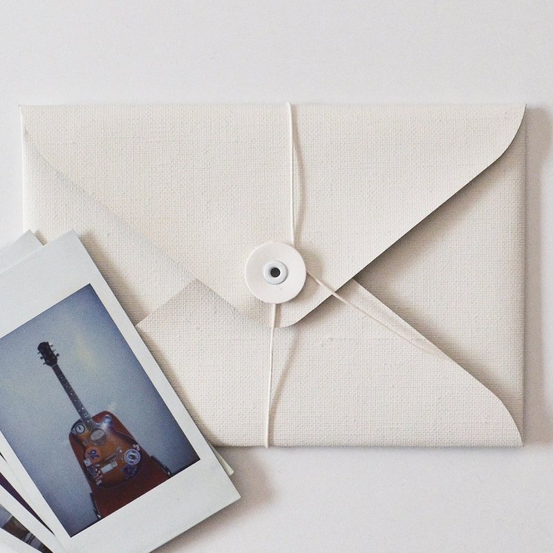 CANVAS Envelope_1 - 信封/信纸 - 棉．麻 白色