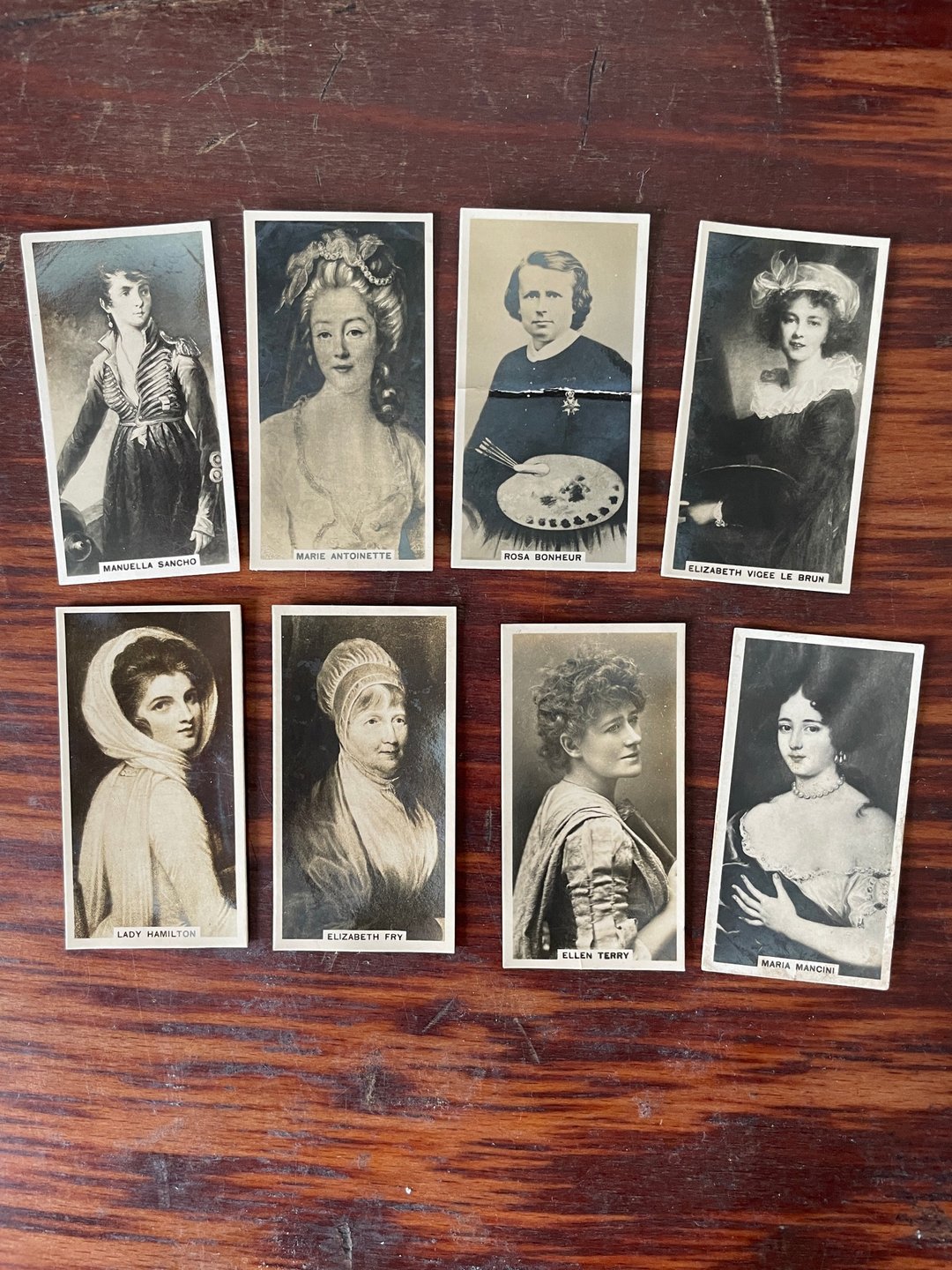 1940年以前的古董烟卡 特殊收藏品 出众女性 女强人 W587 - 海报/装饰画/版画 - 其他金属 银色