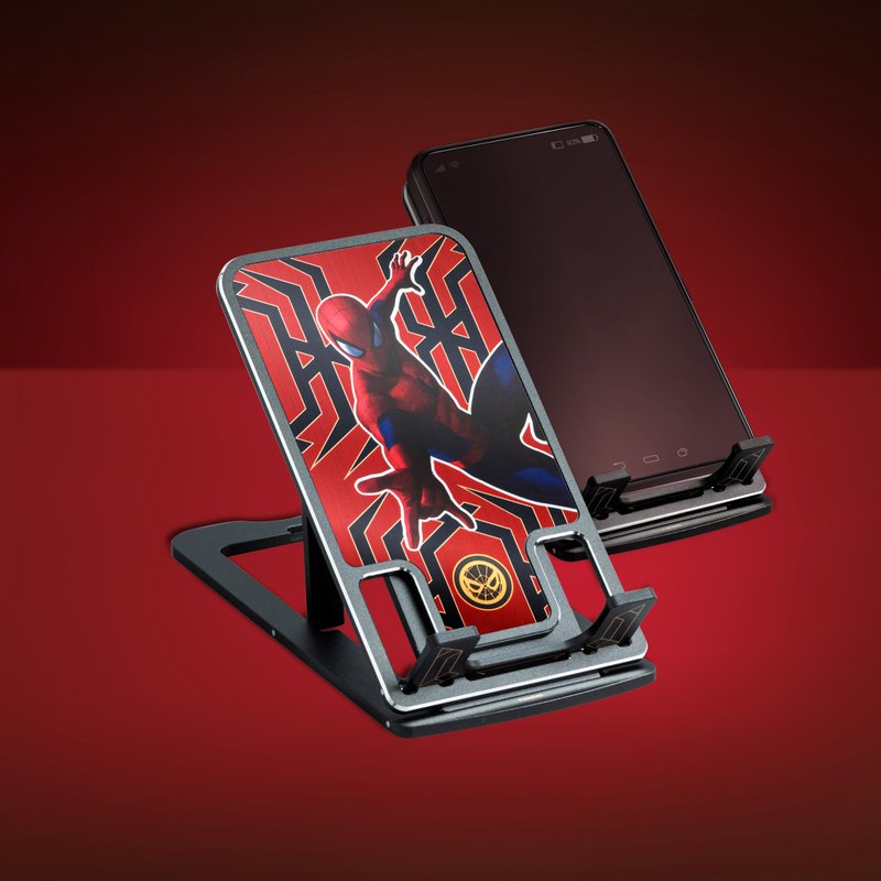 【iPhone14 Pro】复仇者联盟系列超薄合金手机支架-蜘蛛人 - 手机座/防尘塞 - 其他材质 红色